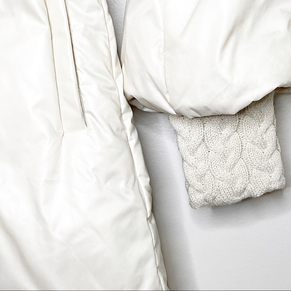 Mackage Off White Long Down Hooded Winter Coat XS - Picture 7 of 14